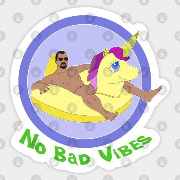 No Bad Vibes Sticker by DiegoCarvalho